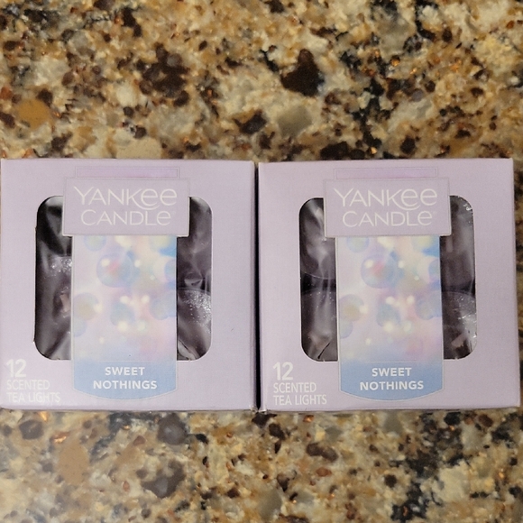 Yankee Candle Sweet Nothings Tea Lights in Lavender Packaging NEW - Picture 1 of 2